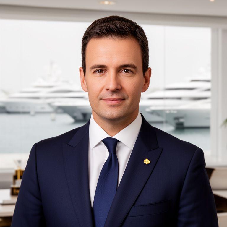 Ritratto professionale del Fondatore e CEO di Nautilux Investimenti